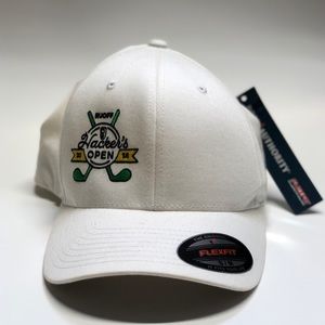 2018 Hackers Open Flex fit Hat white S/M one size